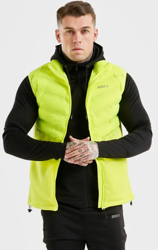 Yellow Sports Gilet sold by Siksilk