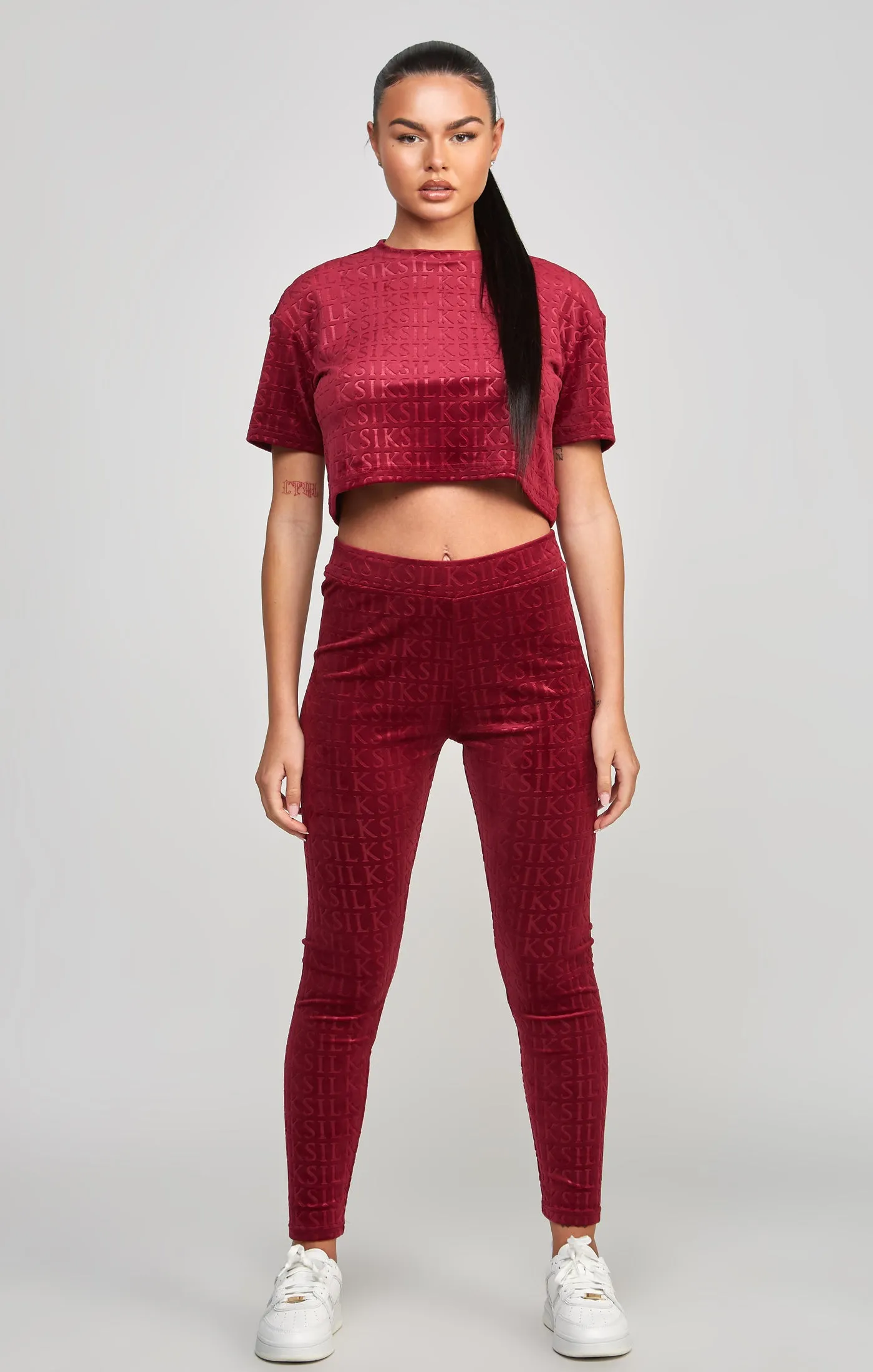 Pink Velour Legging sold by Siksilk product image thumbnail 3