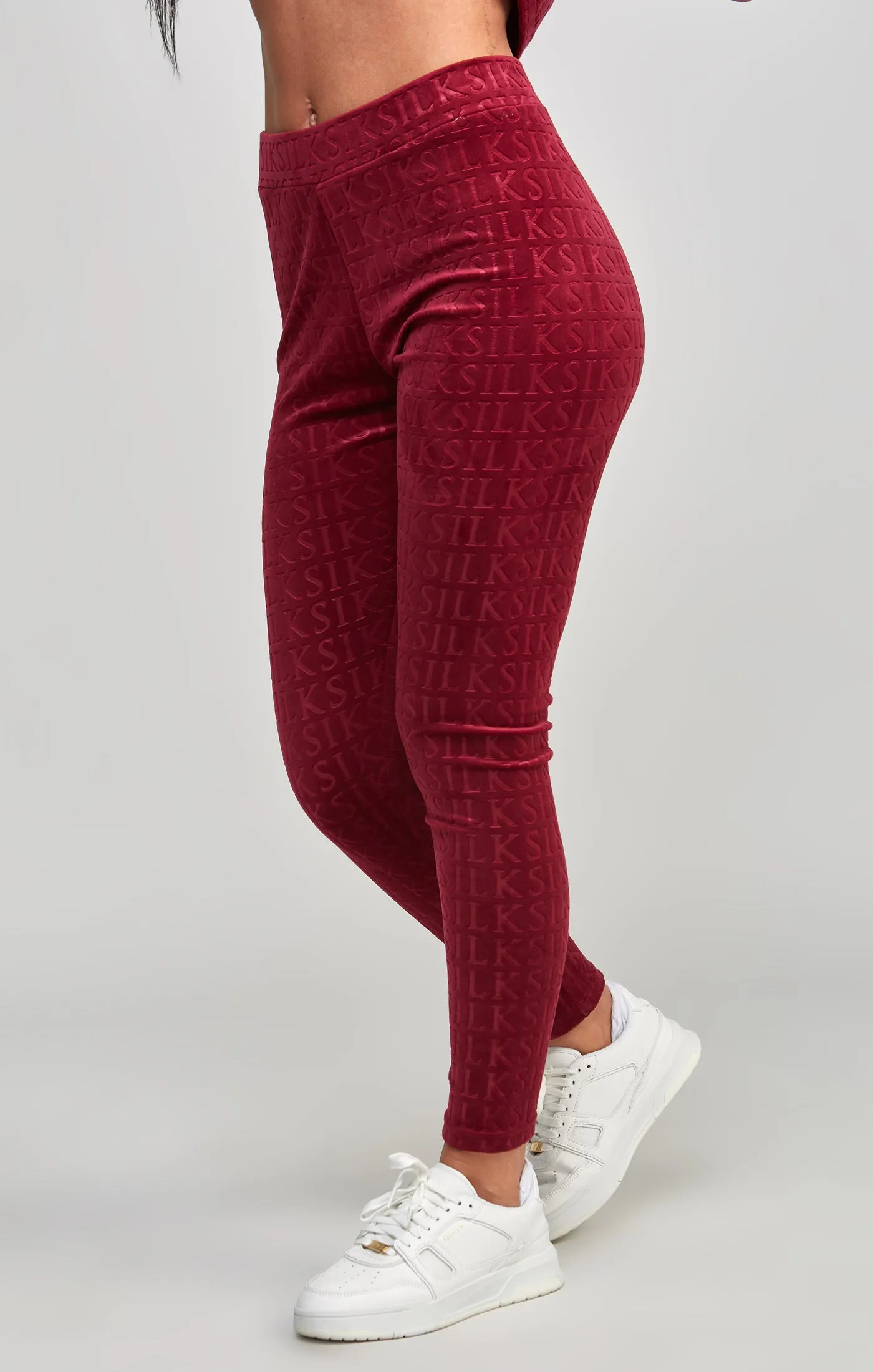 Pink Velour Legging sold by Siksilk