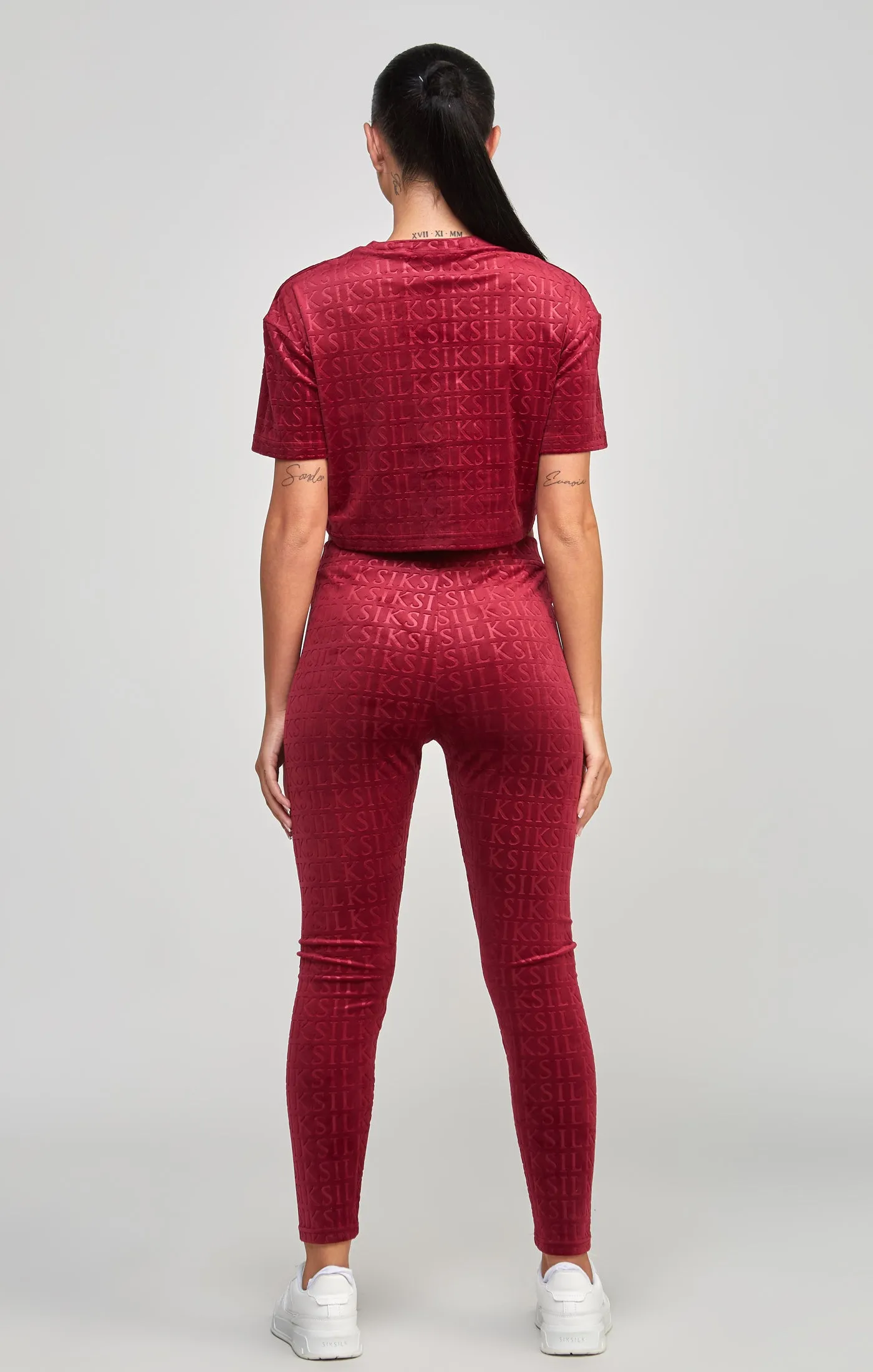 Pink Velour Legging sold by Siksilk product image thumbnail 5