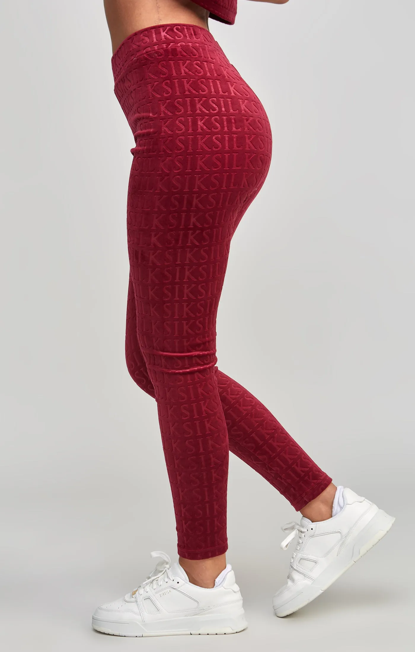 Pink Velour Legging sold by Siksilk product image thumbnail 2