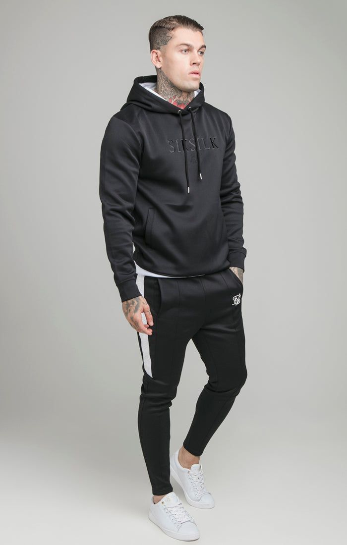 Black Monochrome Overhead Hoodie sold by Siksilk product image thumbnail 5