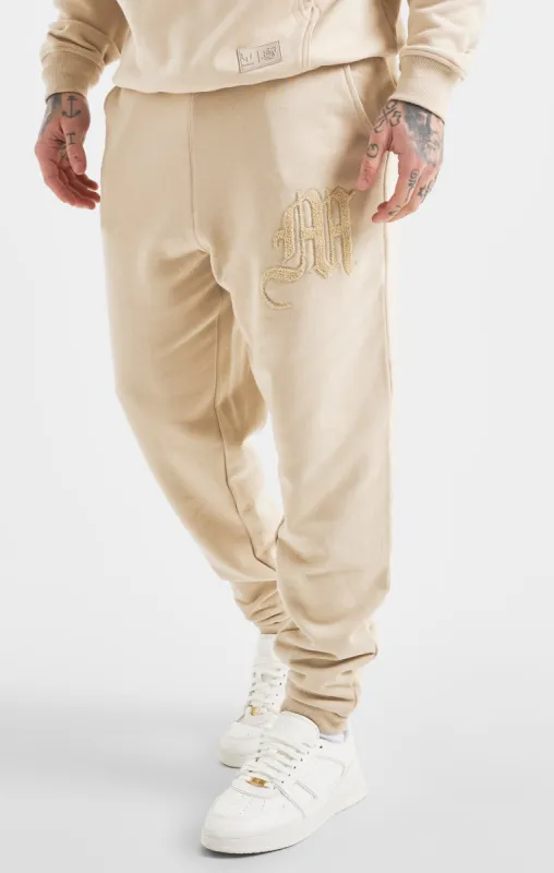 Messi x SikSilk Beige Logo Pant sold by Siksilk