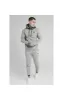 SikSilk Muscle Fit Overhead Hoodie - Grey Marl sold by Siksilk