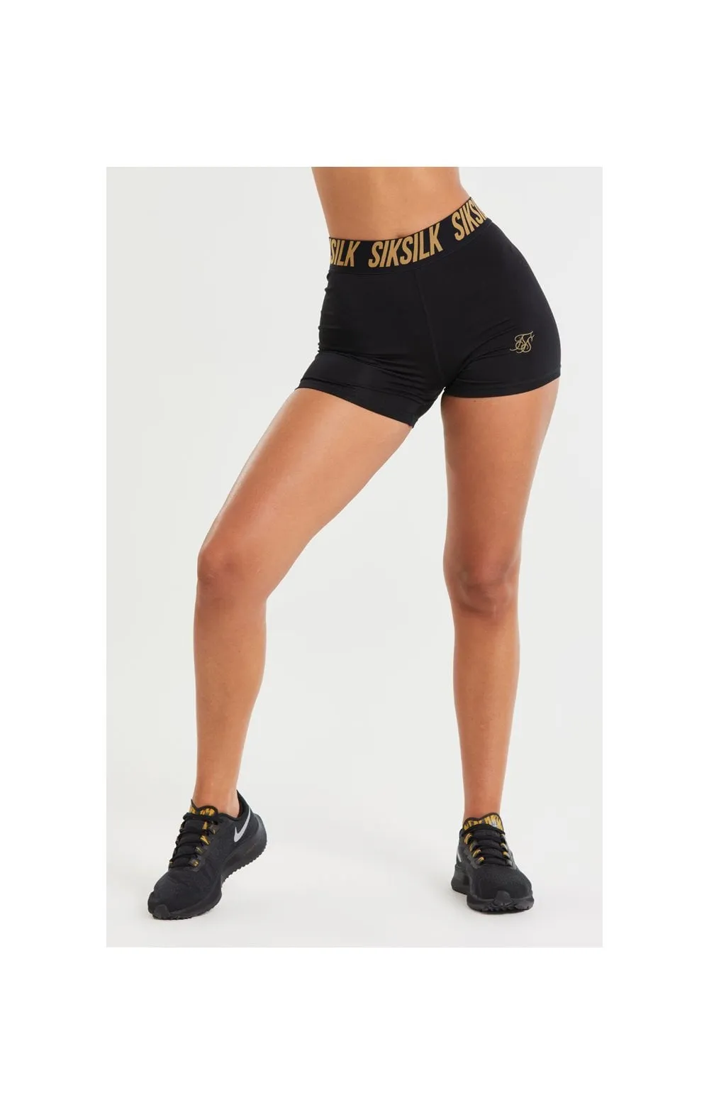 SikSilk Tape Gym Shorts - Black sold by Siksilk