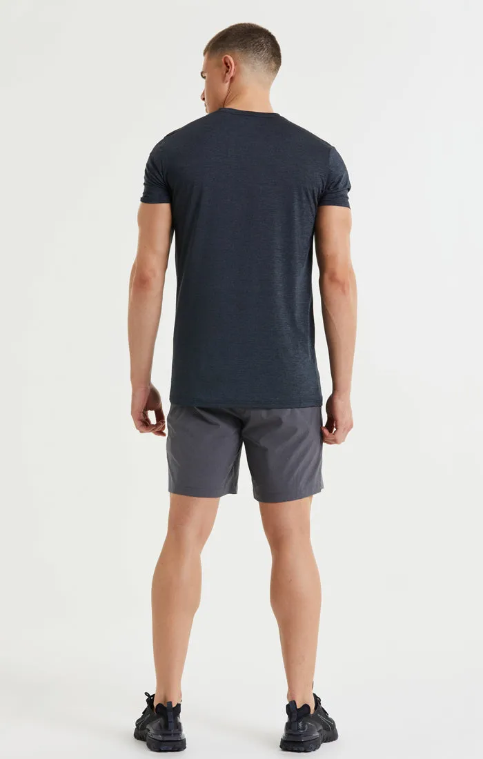 SikSilk Core Poly Tee - Black Marl sold by Siksilk product image thumbnail 5