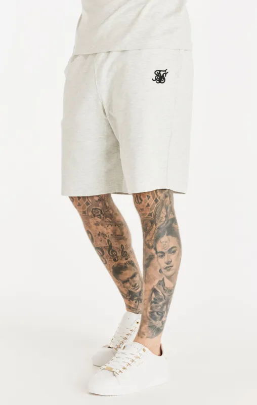 Snow Marl Essential Jersey Short sold by Siksilk