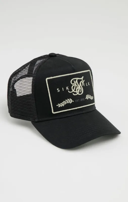 SikSilk Og Patch Trucker - Black sold by Siksilk