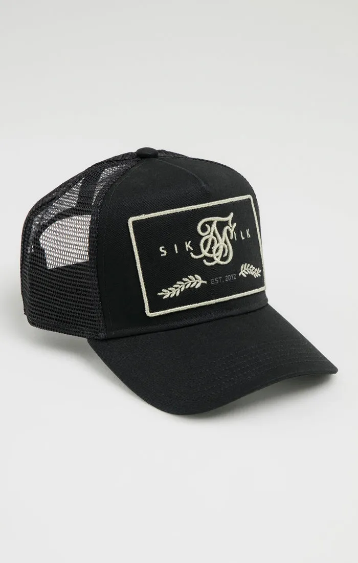SikSilk Og Patch Trucker - Black sold by Siksilk