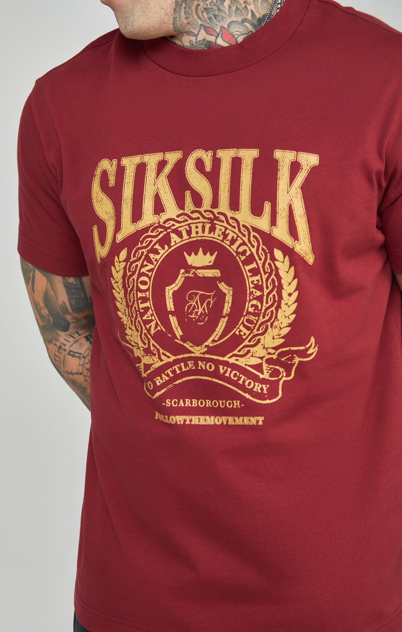 Oversized Crest Logo T-Shirt sold by Siksilk product image thumbnail 2