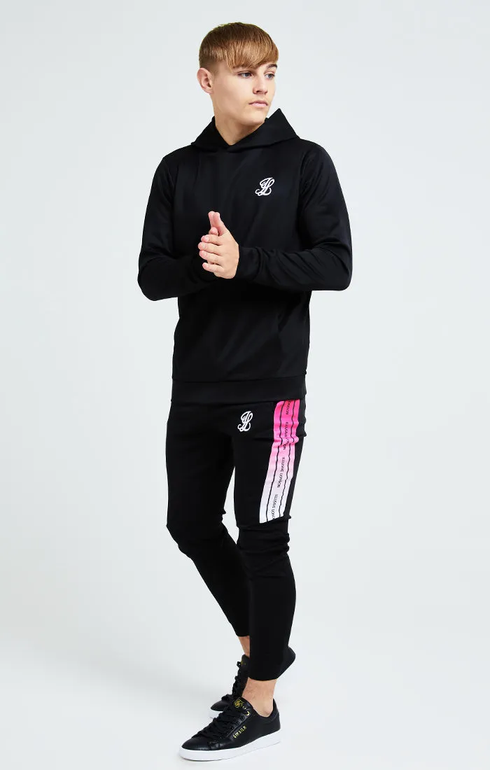Illusive London Flux Taped Overhead Hoodie - Black & Pink sold by Siksilk product image thumbnail 3