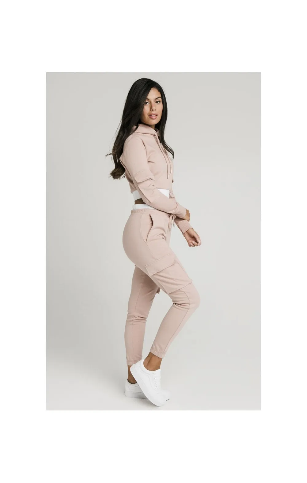 SikSilk Cargo Pocket Cropped Hoodie - Rose sold by Siksilk product image thumbnail 3