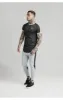 SikSilk S/S Eyelet Tech Tee – Charcoal Grey sold by Siksilk