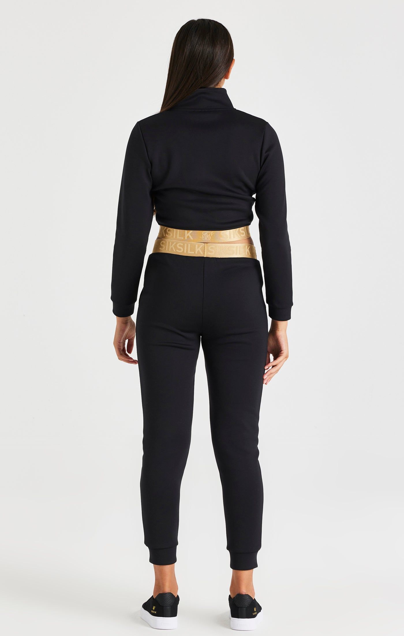 SikSilk Metallic Taped Pants - Black sold by Siksilk product image thumbnail 5