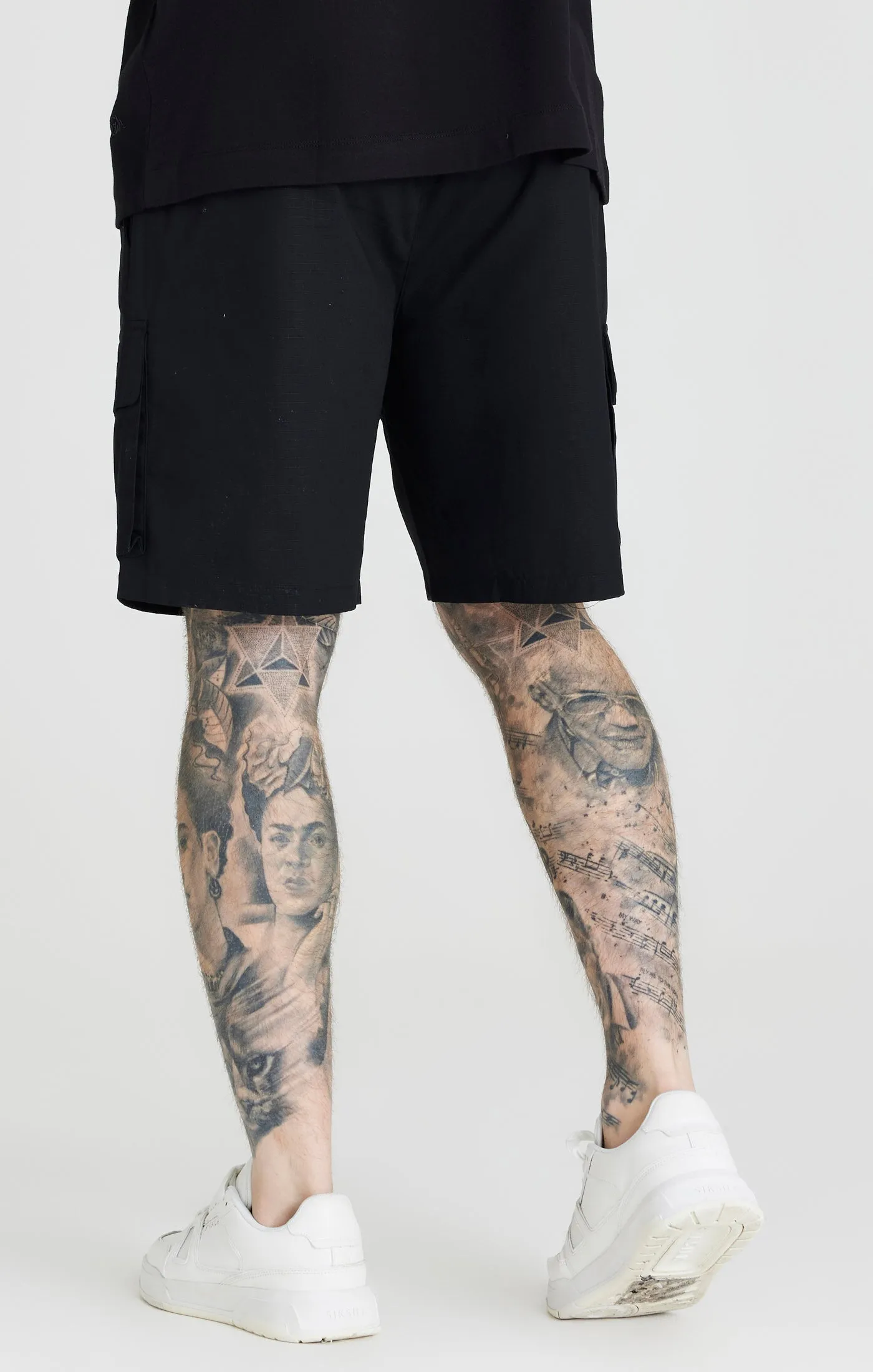 Black Ripstop Cargo Short sold by Siksilk product image thumbnail 3