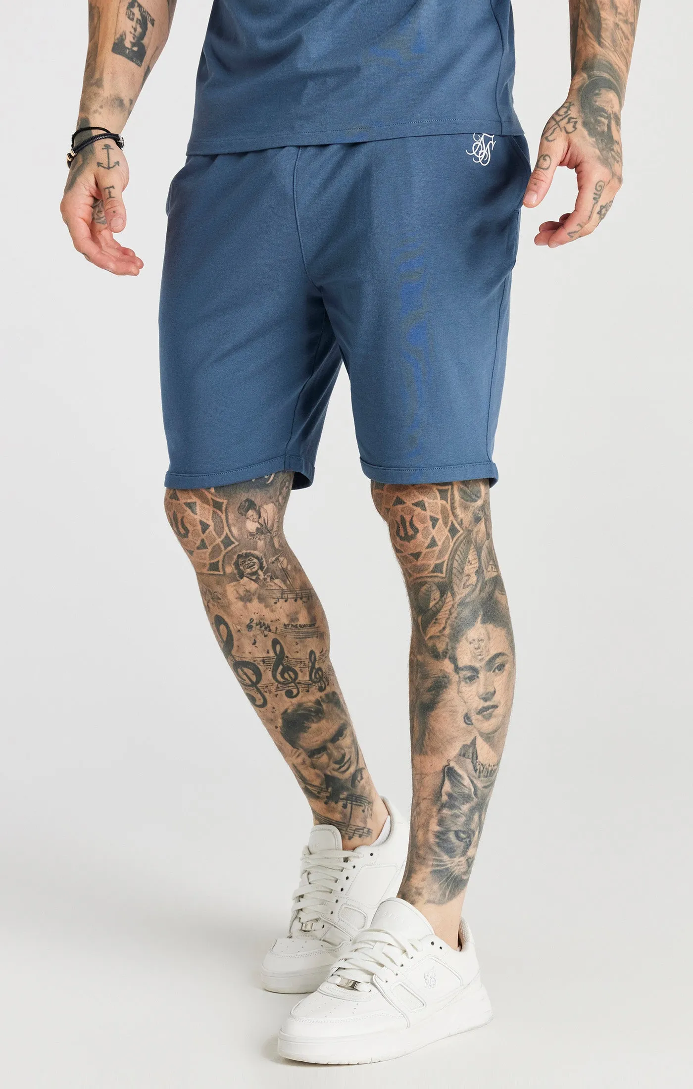 Blue Twin Set T-Shirt And Short sold by Siksilk product image thumbnail 5