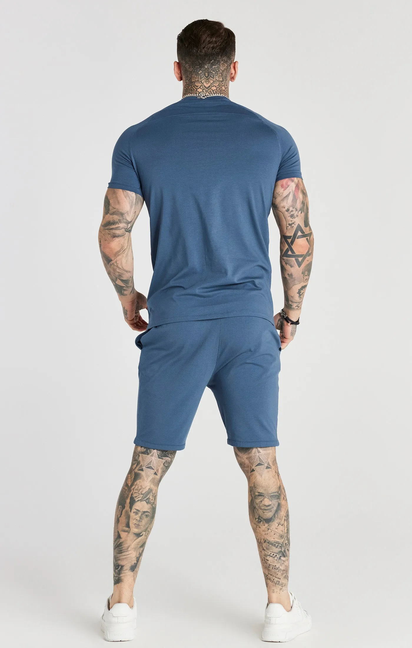Blue Twin Set T-Shirt And Short sold by Siksilk product image thumbnail 2