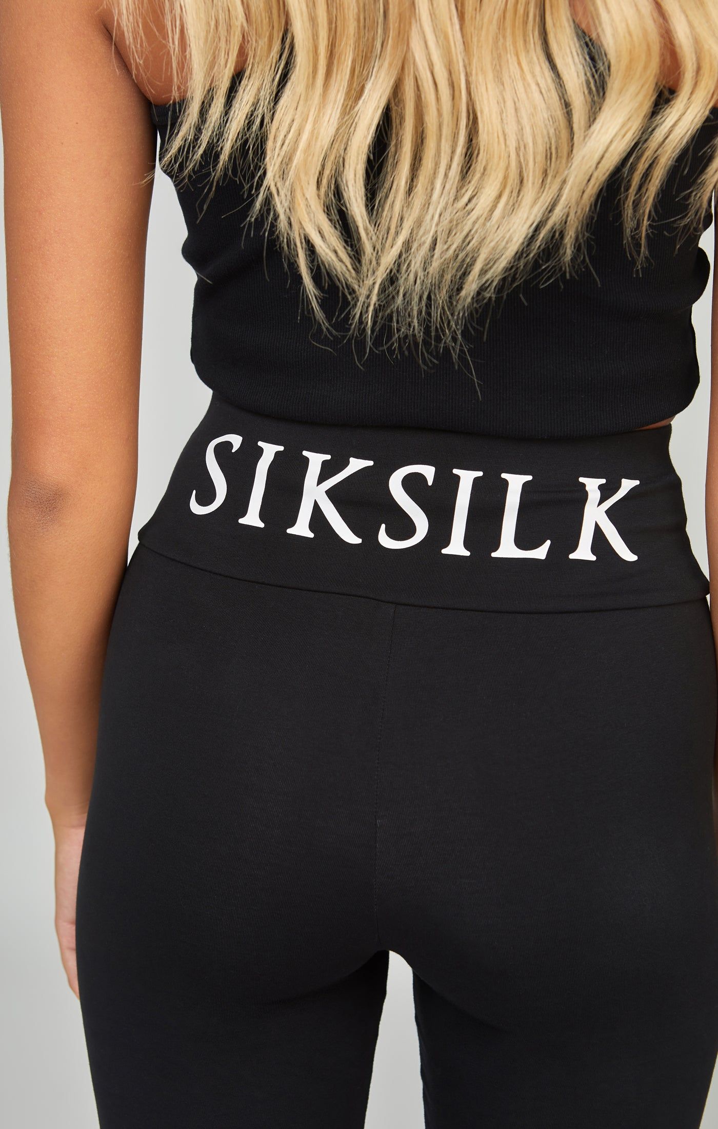 Black High Waist Leggings sold by Siksilk product image thumbnail 4