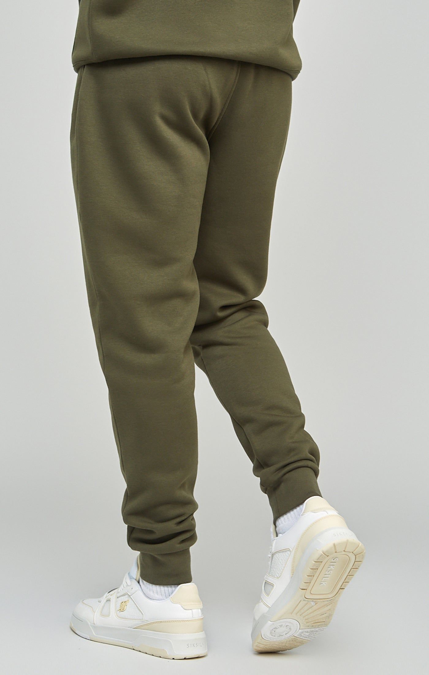 Khaki Essential Cuffed Jogger sold by Siksilk product image thumbnail 4
