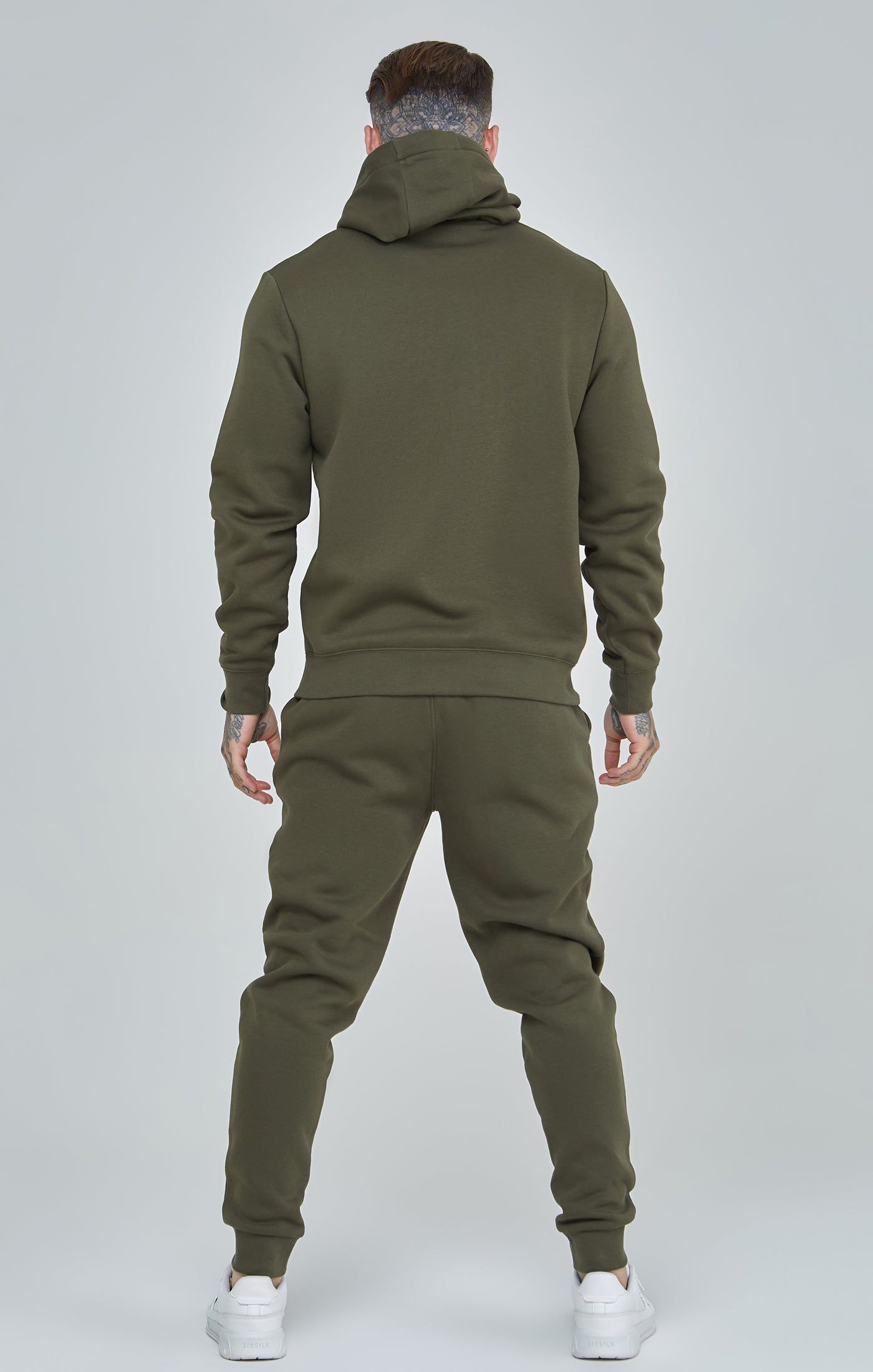 Khaki Essential Cuffed Jogger sold by Siksilk product image thumbnail 5