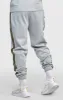 Grey Taped Cuffed Jogger sold by Siksilk