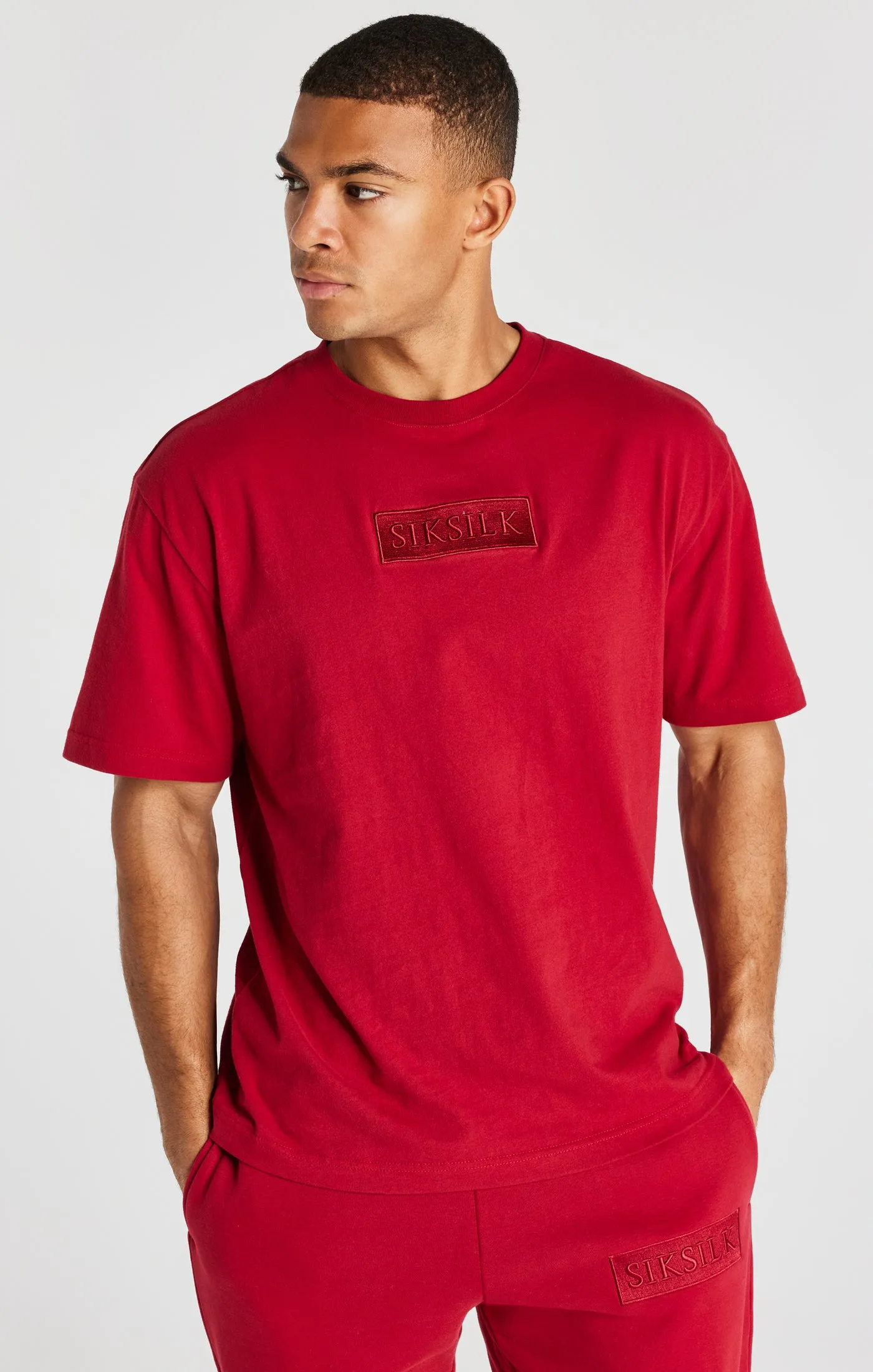 Red Oversized T-Shirt sold by Siksilk product image thumbnail 2