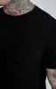 Black Rib Knit T-Shirt sold by Siksilk