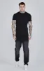 Black Rib Knit T-Shirt sold by Siksilk