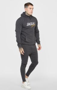 Charcoal Sports Overhead Hoodie sold by Siksilk