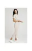 Beige Essential Retro Box Fit Crop T-Shirt sold by Siksilk