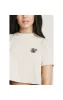 Beige Essential Retro Box Fit Crop T-Shirt sold by Siksilk
