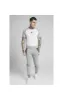 SikSilk S/S Raglan Inset Cuff Gym Tee - White & Grey Marl sold by Siksilk