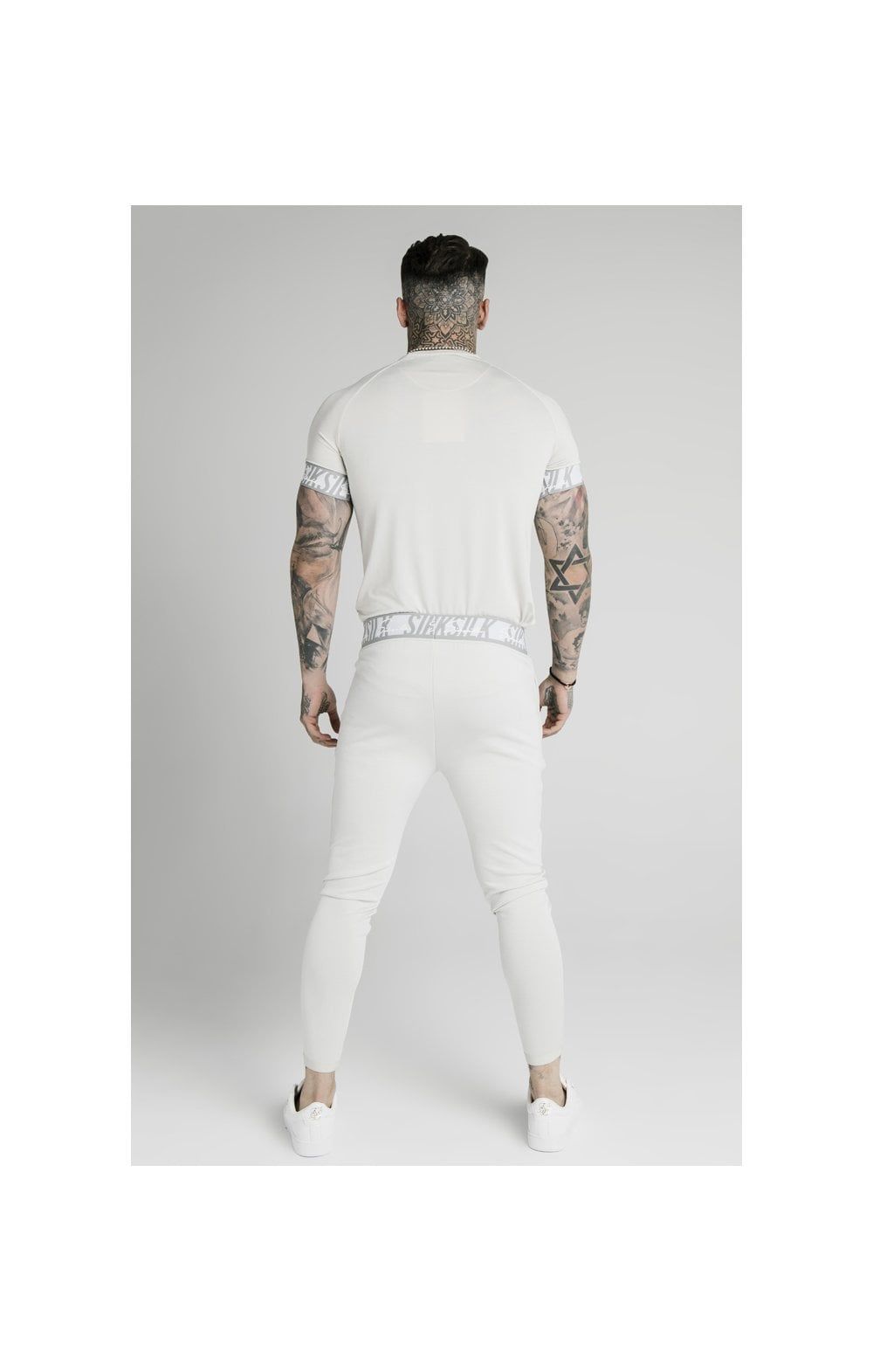 SikSilk S/S Scope Tape Tech Tee – Ice Grey sold by Siksilk product image thumbnail 7
