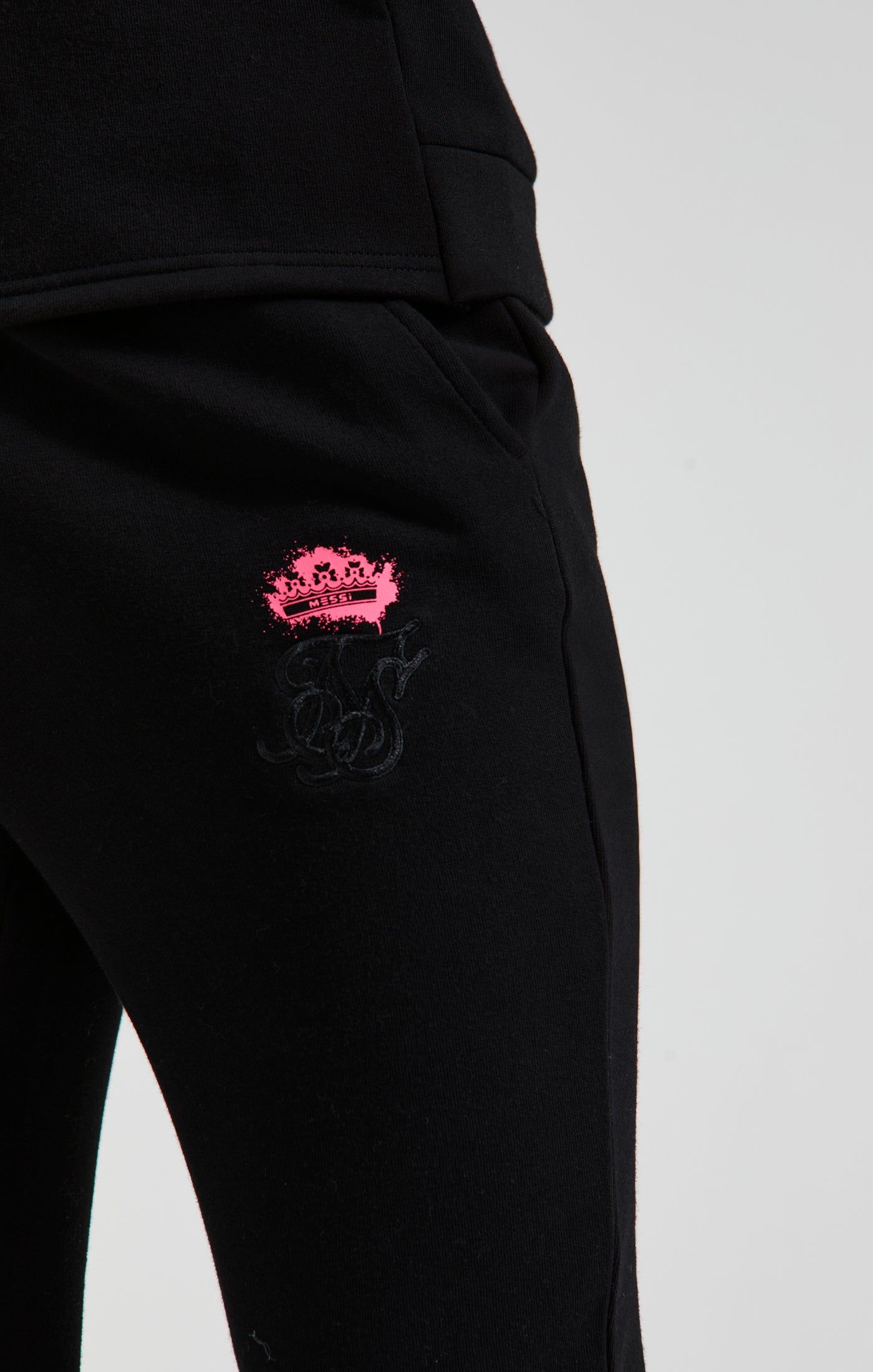 Boys Messi x SikSilk Black Cuffed Pant sold by Siksilk product image thumbnail 4