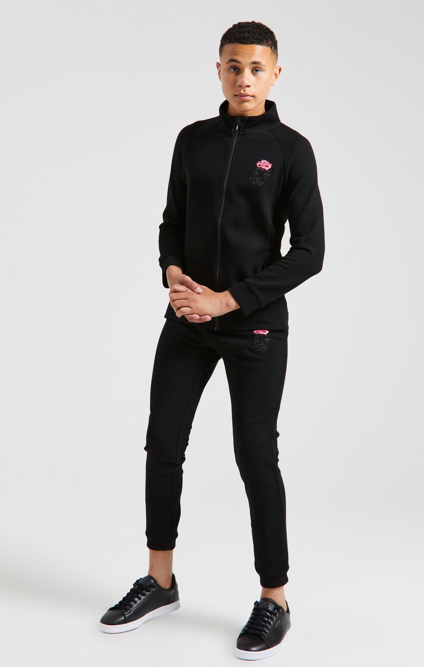 Boys Messi x SikSilk Black Cuffed Pant sold by Siksilk product image thumbnail 5