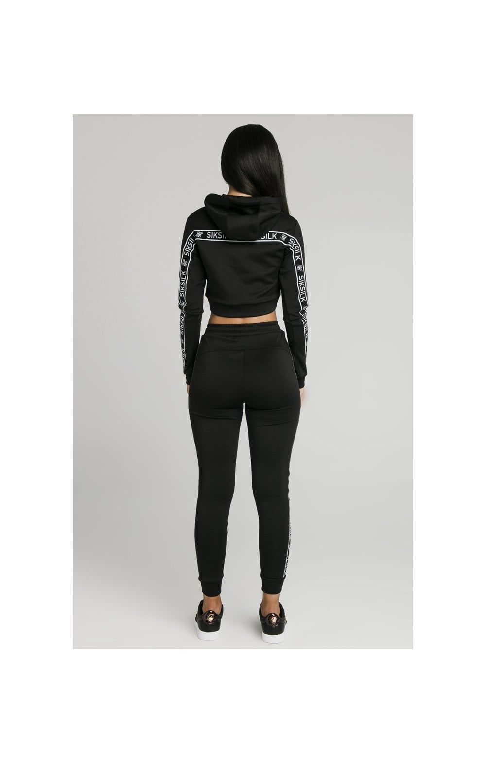 SikSilk Arc Tech Cropped Track Top - Black sold by Siksilk product image thumbnail 7