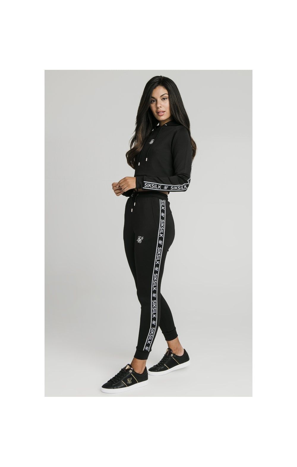 SikSilk Arc Tech Cropped Track Top - Black sold by Siksilk product image thumbnail 5