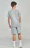 Boys Grey Essentials Fleece Short sold by Siksilk