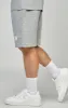Boys Grey Essentials Fleece Short sold by Siksilk