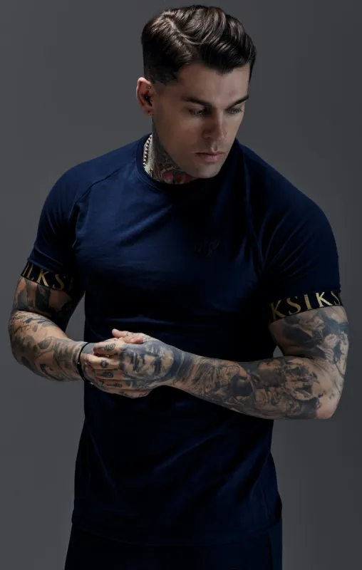 Navy Tech T-Shirt sold by Siksilk