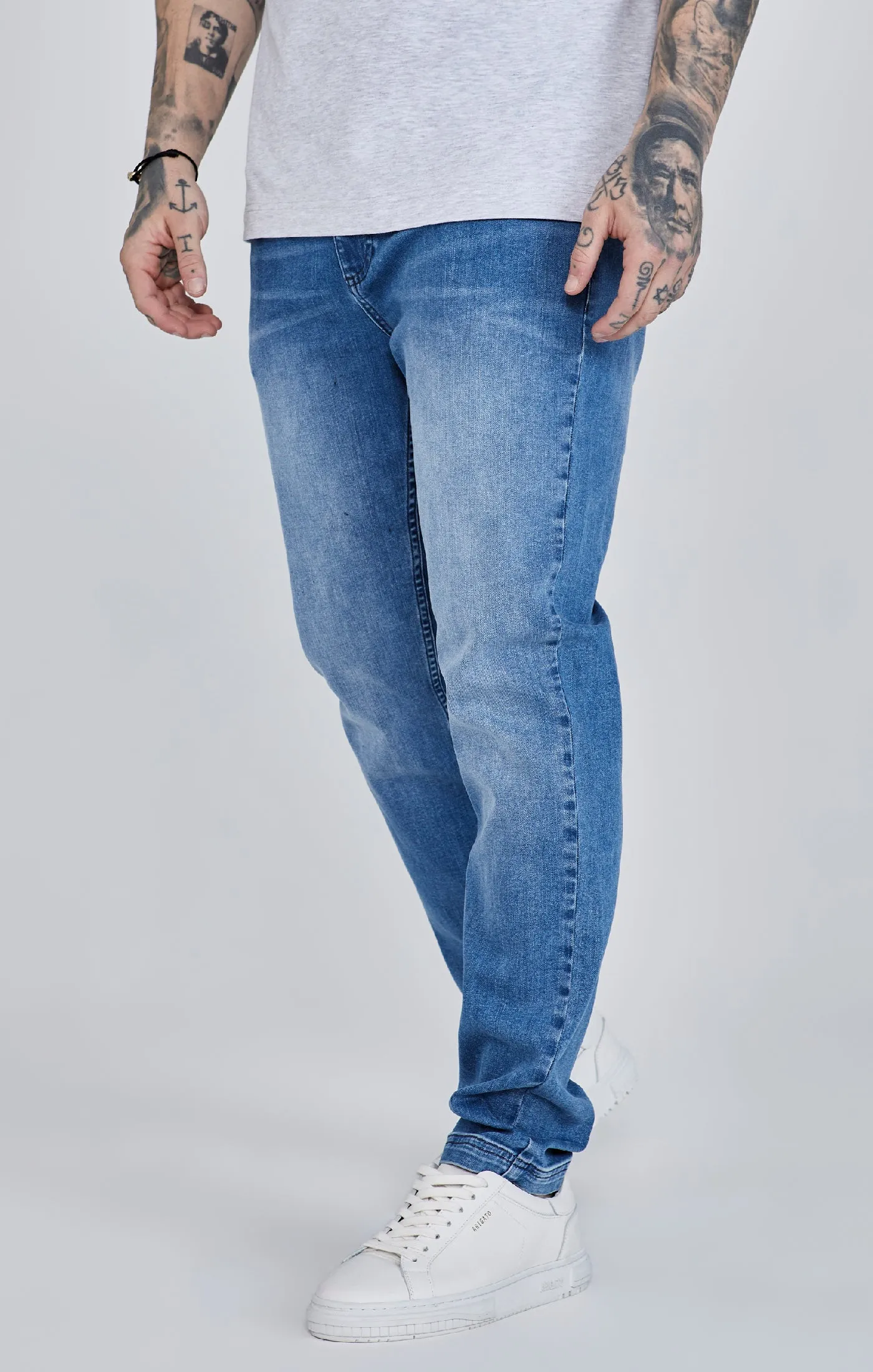 Slim Fit Jeans Blue sold by Siksilk