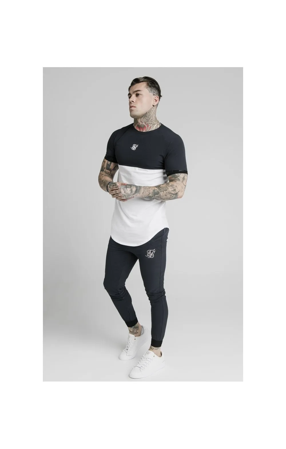 SikSilk Agility Poly Rib Track Pants - Midnight Navy sold by Siksilk product image thumbnail 5