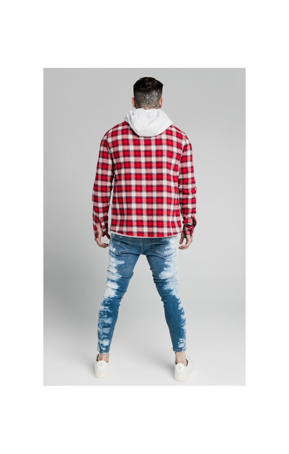 SikSilk Skinny Dip Dye Jeans - Midstone sold by Siksilk product image thumbnail 5