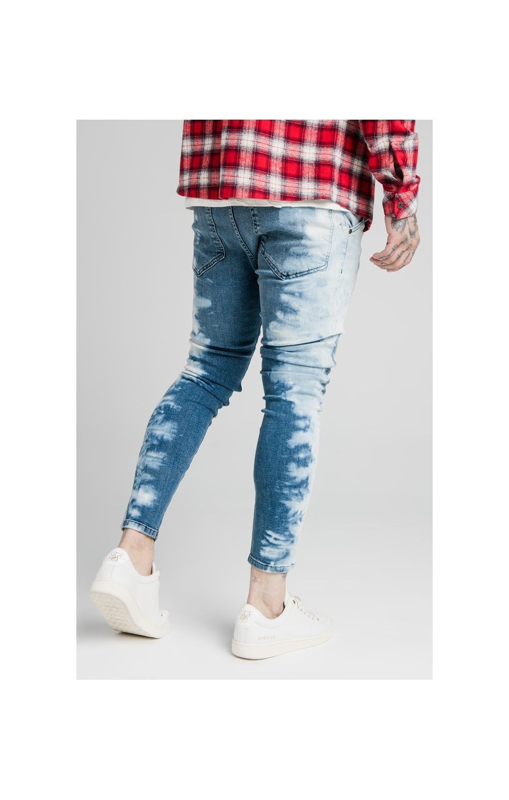 SikSilk Skinny Dip Dye Jeans - Midstone sold by Siksilk product image thumbnail 3