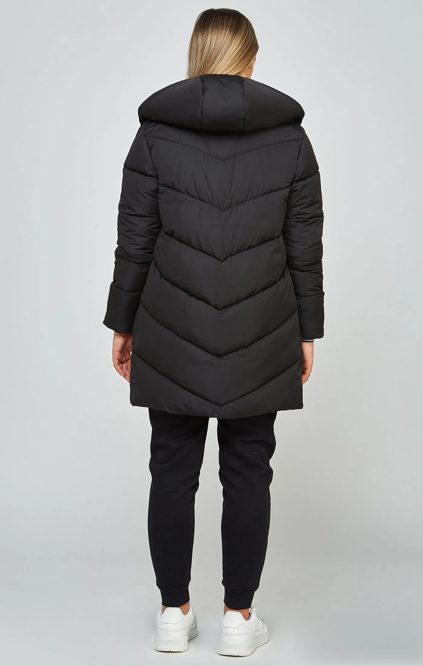 Girls Black Bubble Parka sold by Siksilk product image thumbnail 5