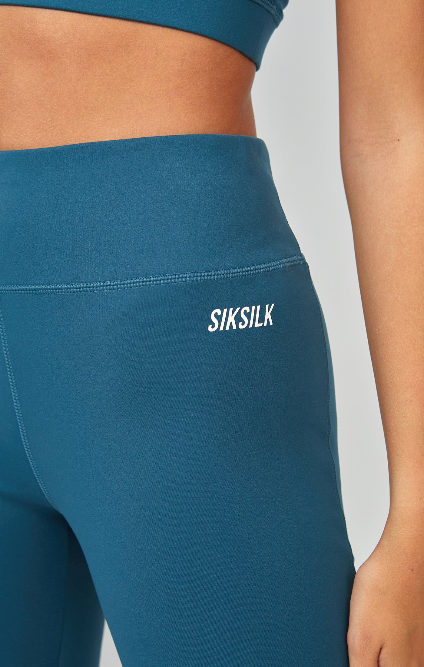 Teal Sports Essentials Legging sold by Siksilk product image thumbnail 6