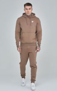 Brown Essential Overhead Hoodie sold by Siksilk