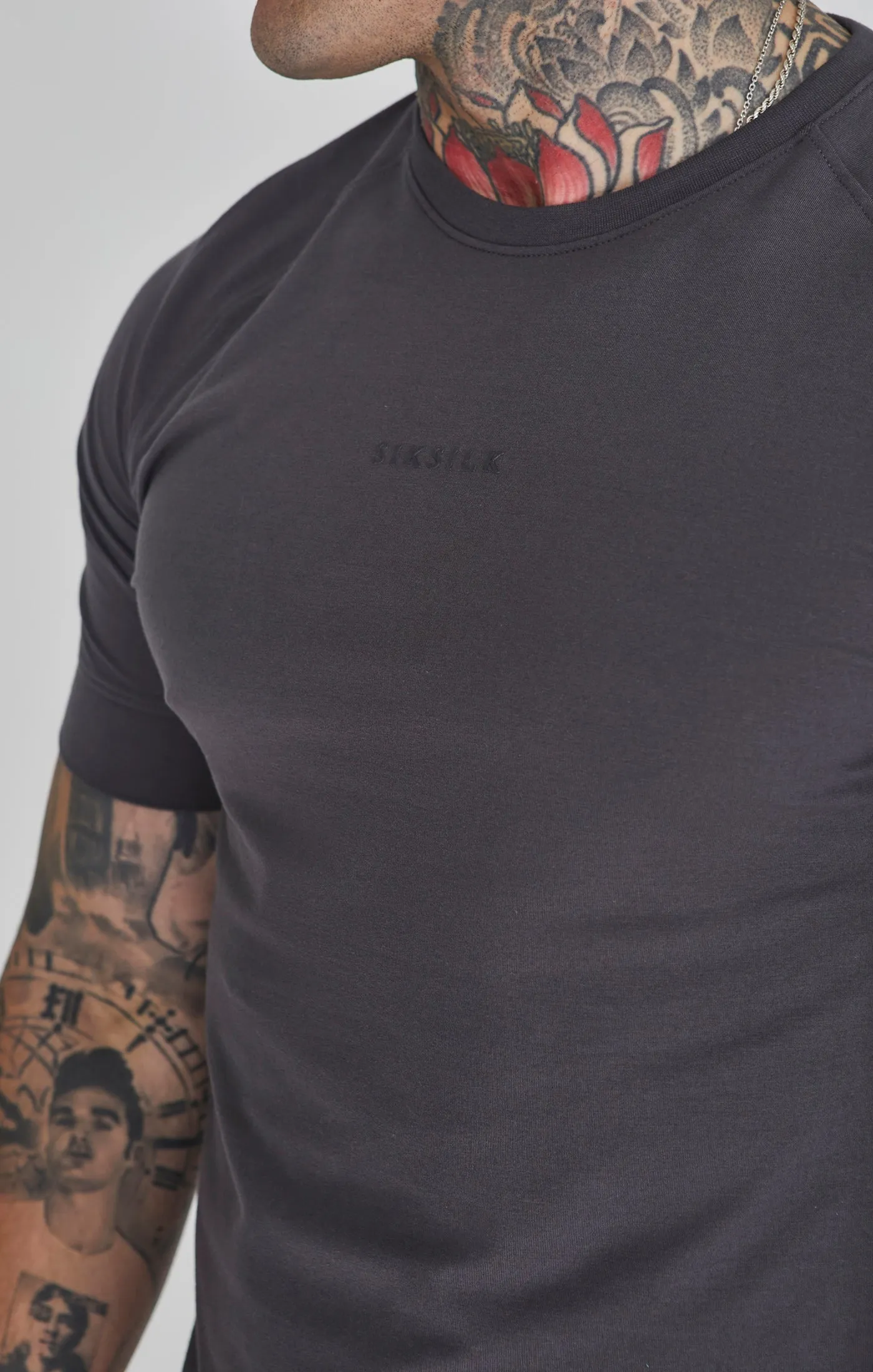 Dark Grey Smart T-Shirt sold by Siksilk product image thumbnail 3
