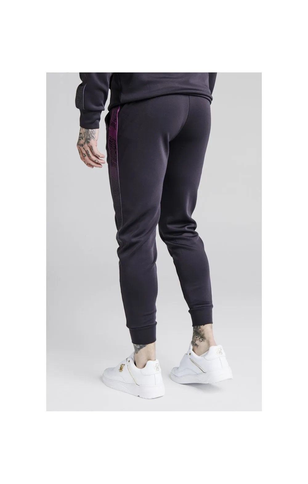 SikSilk Cuffed Cropped Fade Panel Runner Pants – Nine Iron sold by Siksilk product image thumbnail 4