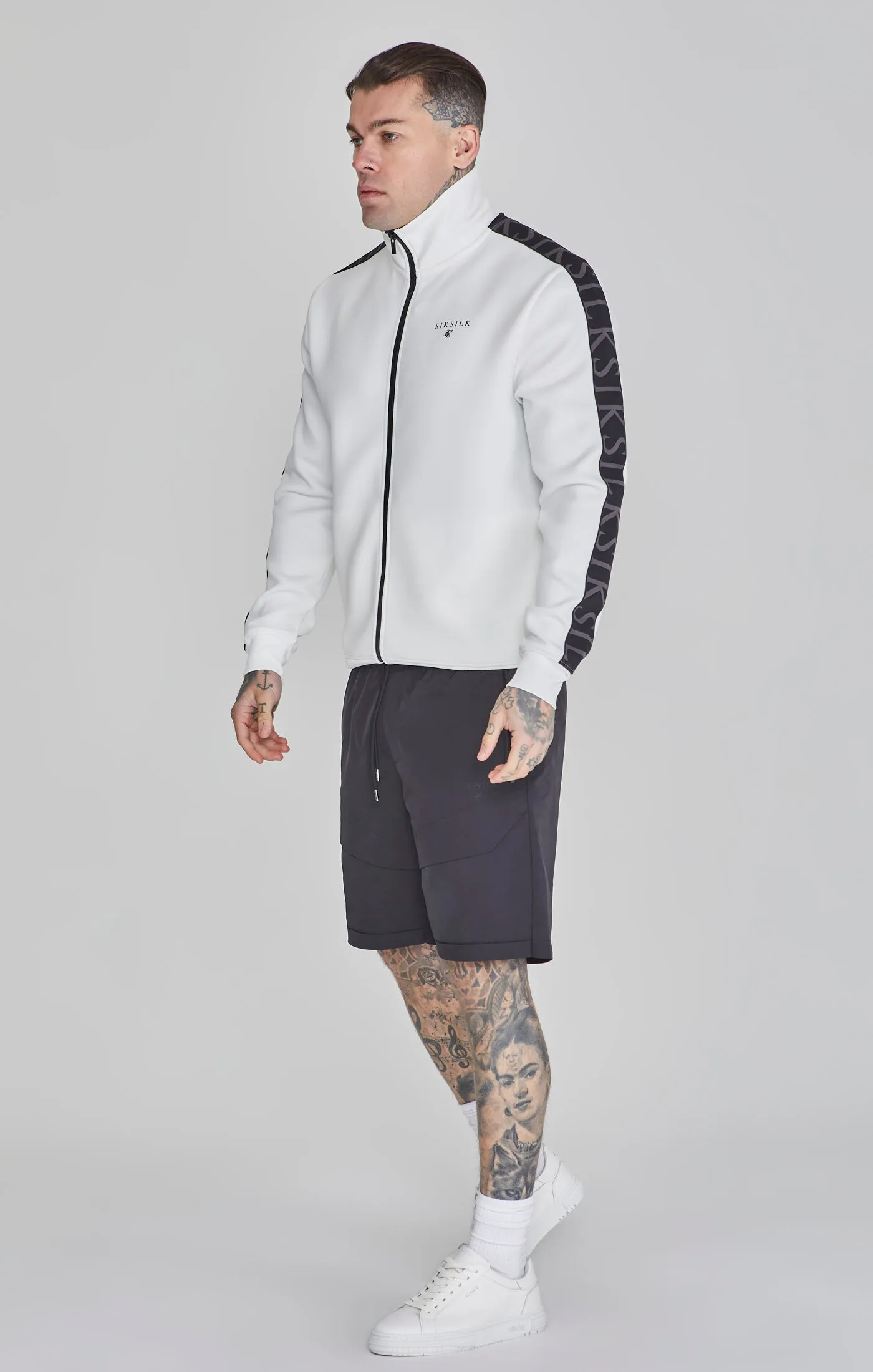 White Track Top sold by Siksilk product image thumbnail 4